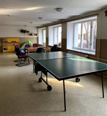 V azylovém domě (archiv A).