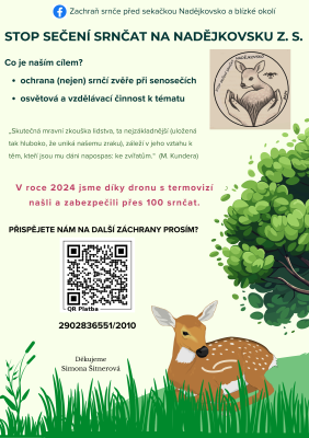 Leták spolku Simony (foto archiv Simona Šitnerová).