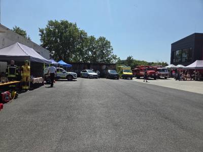 Den otevřených dveří 14.06.2025 u JSDH Jílové u Prahy (foto redakce).