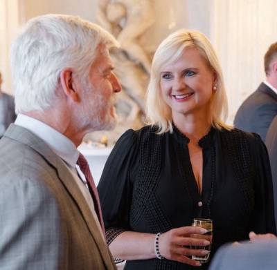 Prezident Petr Pavel a hejtmanka Petra Pecková (foto archiv hejtmanky).