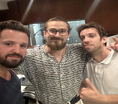 Jakub Šlosr, Igor Ochepovsky a Matouš Hereš (foto archiv autora).