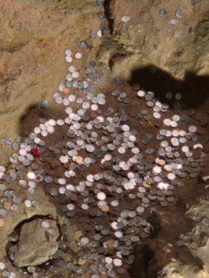 Mince v Koněpruských jeskyních (foto redakce).