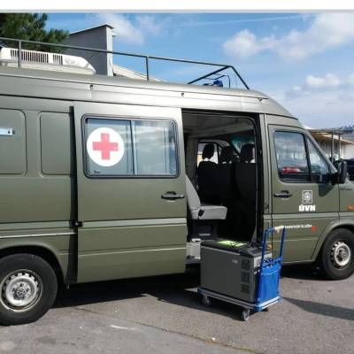 Mobilní transfuzní stanice - vozidlo ATOS ÚVN (foto archiv ÚVN).