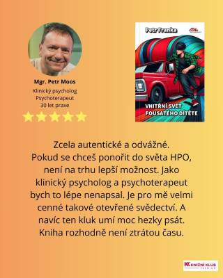 Veřejné recenze na knihu Vnitřní svět vousatého dítěte (foto archiv Petr Franka).