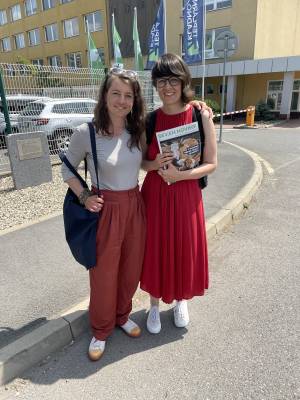 Senátorka Adéla Šípová a Marta Martinová (foto archiv MM).