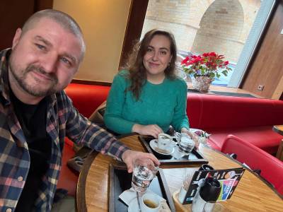 Čestmír Horký a Simona Rajdl Patelisová (foto archiv znesnáze).