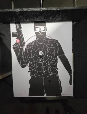 Trénink střelby na 15 – 21 m (foto archiv redakce).