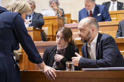 Senátor Václav Láska a senátorka Adéla Šípová (foto archiv Václava Lásky).