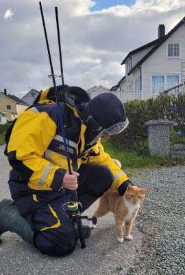 Senátor Václav Láska na dovolené v Norsku (foto archiv Václava Lásky).