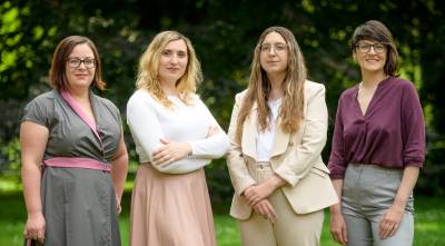 Jana Koláříková, Klára Kadár, Pavla Krausová a Marta Martinová (foto archiv hnutí).