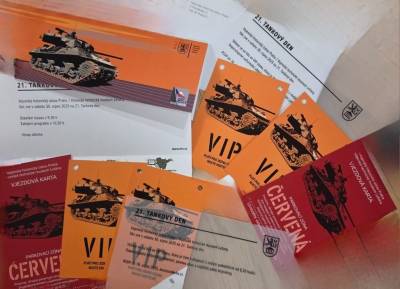 VIP pozvánky na 21. Tankový den do Lešan (foto redakce).